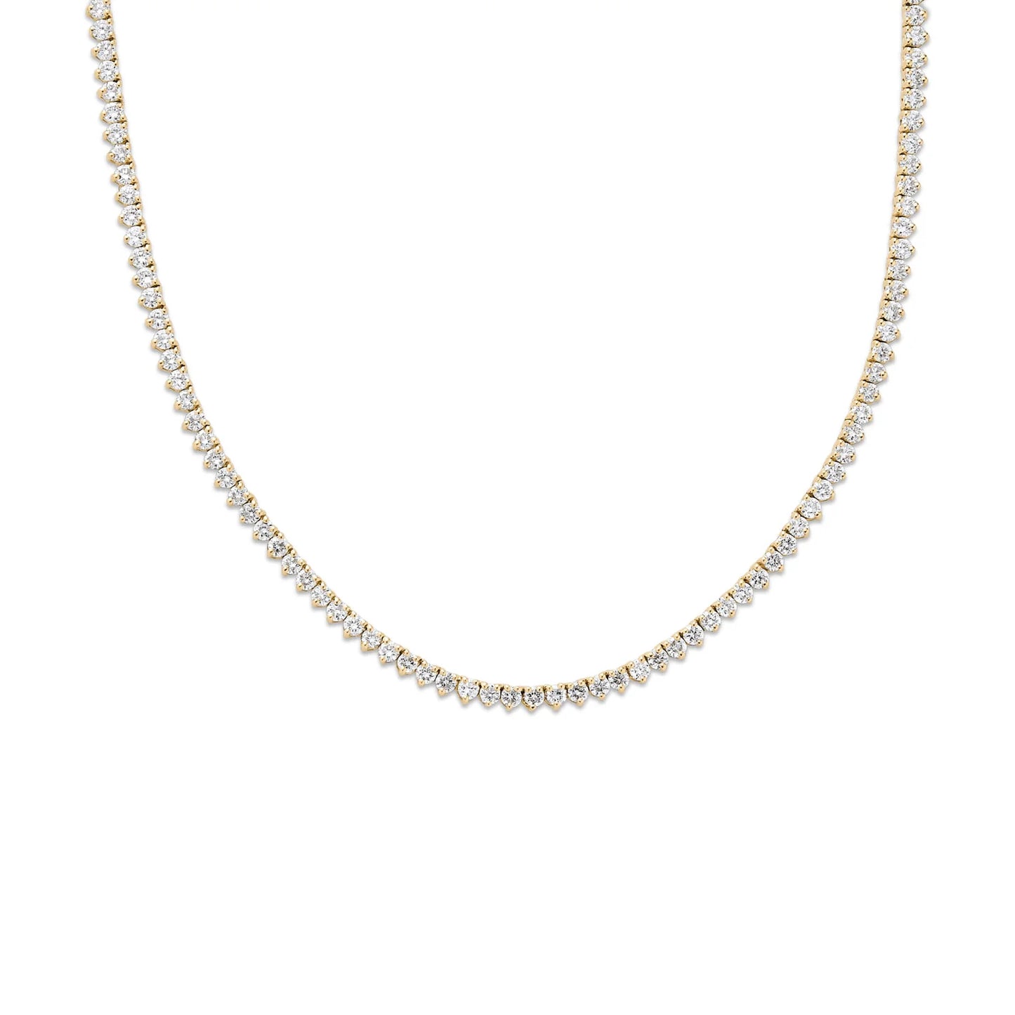 3.2 CTW LAB-Created Diamond Adjustable Tennis Choker