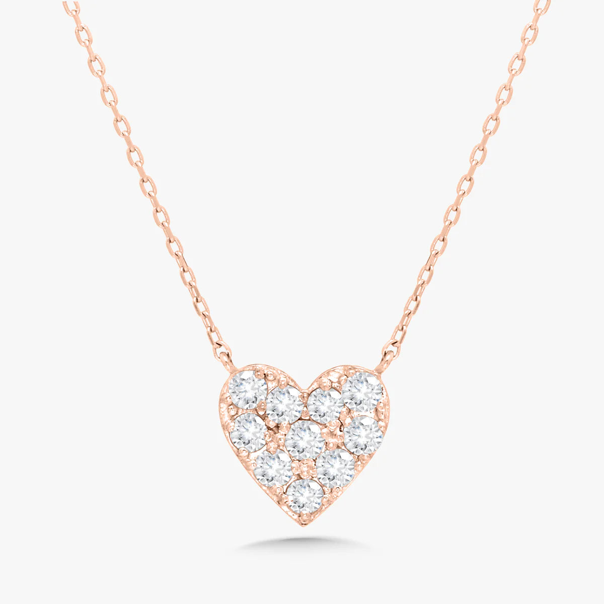 Endless Love Diamond Heart Necklace