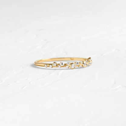 Sprinkle of Sugar Bezel Ring