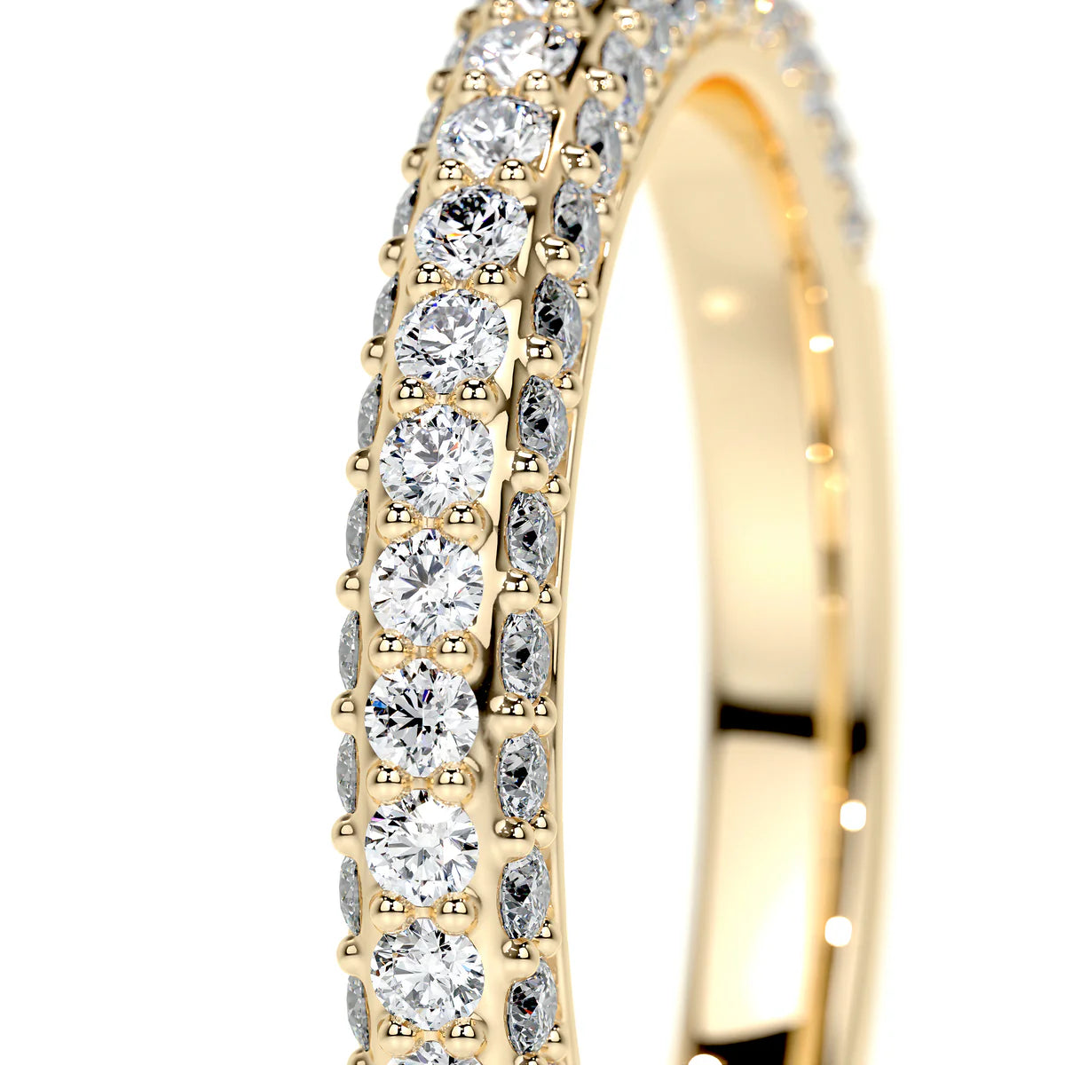 Anastasia Lab Grown Pave Diamond Wedding Ring