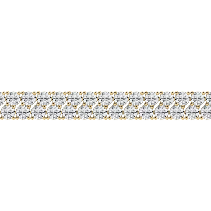 Classic Double Row Diamond Tennis Bracelet