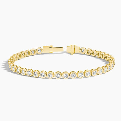 Lab Diamond Bezel Tennis Bracelet (3 3/4 ct. tw.) in 14K Yellow Gold