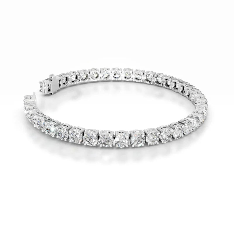 Annabelle Round Tennis Lab Grown Diamond Bracelet - 14K Gold
