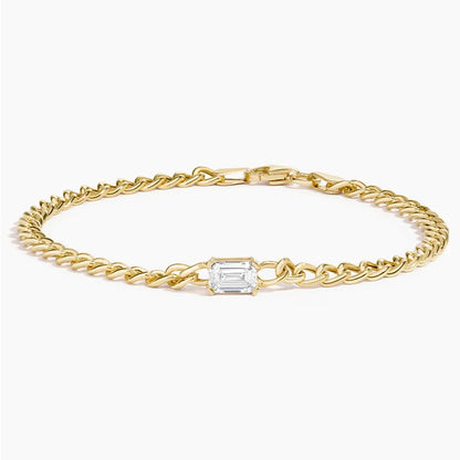 Kendall Lab Diamond Chain Bracelet (0.65 ct. tw.) in 14K Yellow Gold