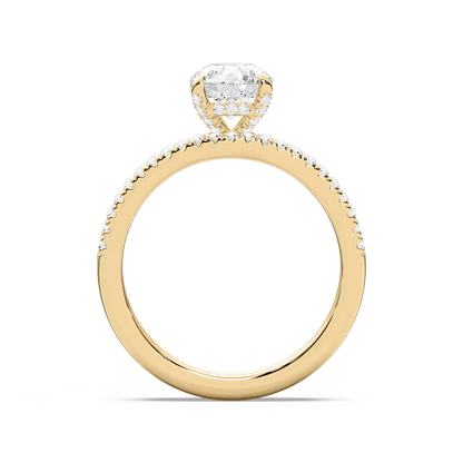 Greer Petite Dome Wedding Set