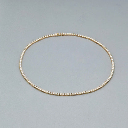 6.65 Carat Unflippable Tennis Necklace