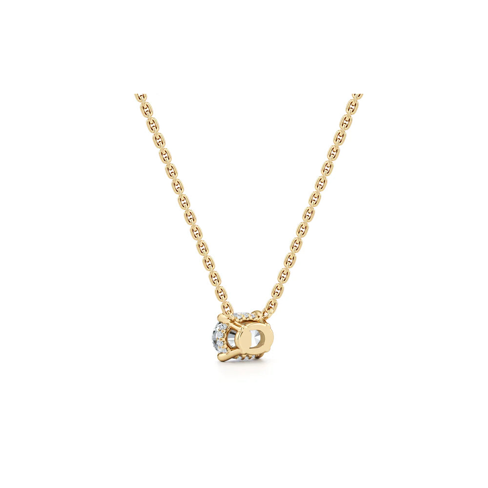 Chelsea Lab Diamond Oval Pendant