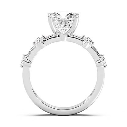 Mila Cushion Cut Wedding Set