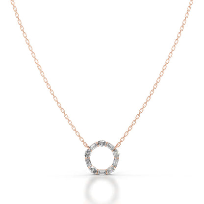 Lottie Lab Grown Diamond Hoop Pendant