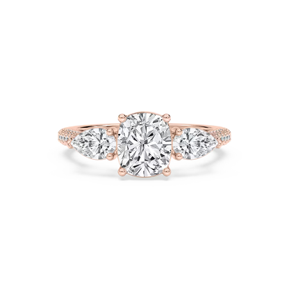 Ryan Three Stone Engagement Ring