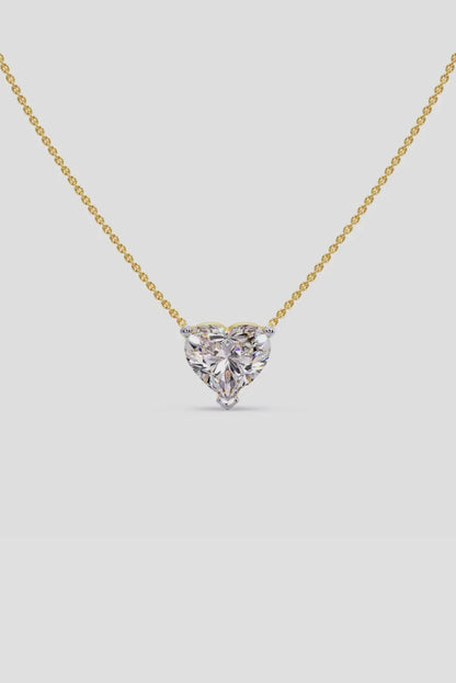 1 ct Heart Necklace