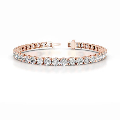 Annabelle Round Tennis Lab Grown Diamond Bracelet - 14K Gold