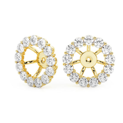 Halo Jackets for 1 1/2 ct. tw. Round Studs