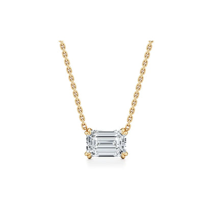 Elle Lab Diamond Emerald Pendant