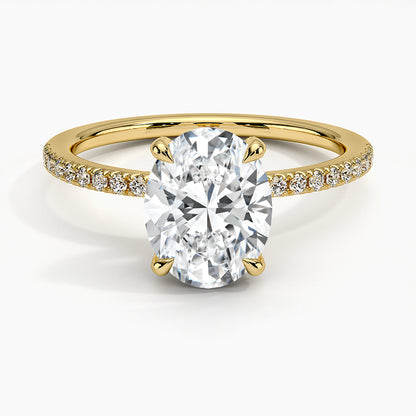 Viviana with 2ct Oval Certified Lab Diamond