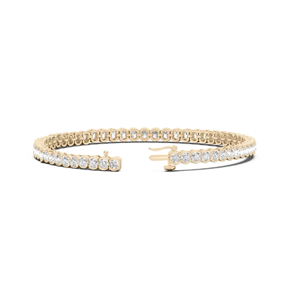 Bezel Set Tennis Bracelet