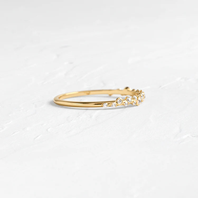 Sprinkle of Sugar Bezel Ring