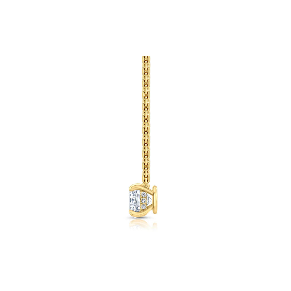 Chelsea Lab Diamond Round Brilliant Pendant