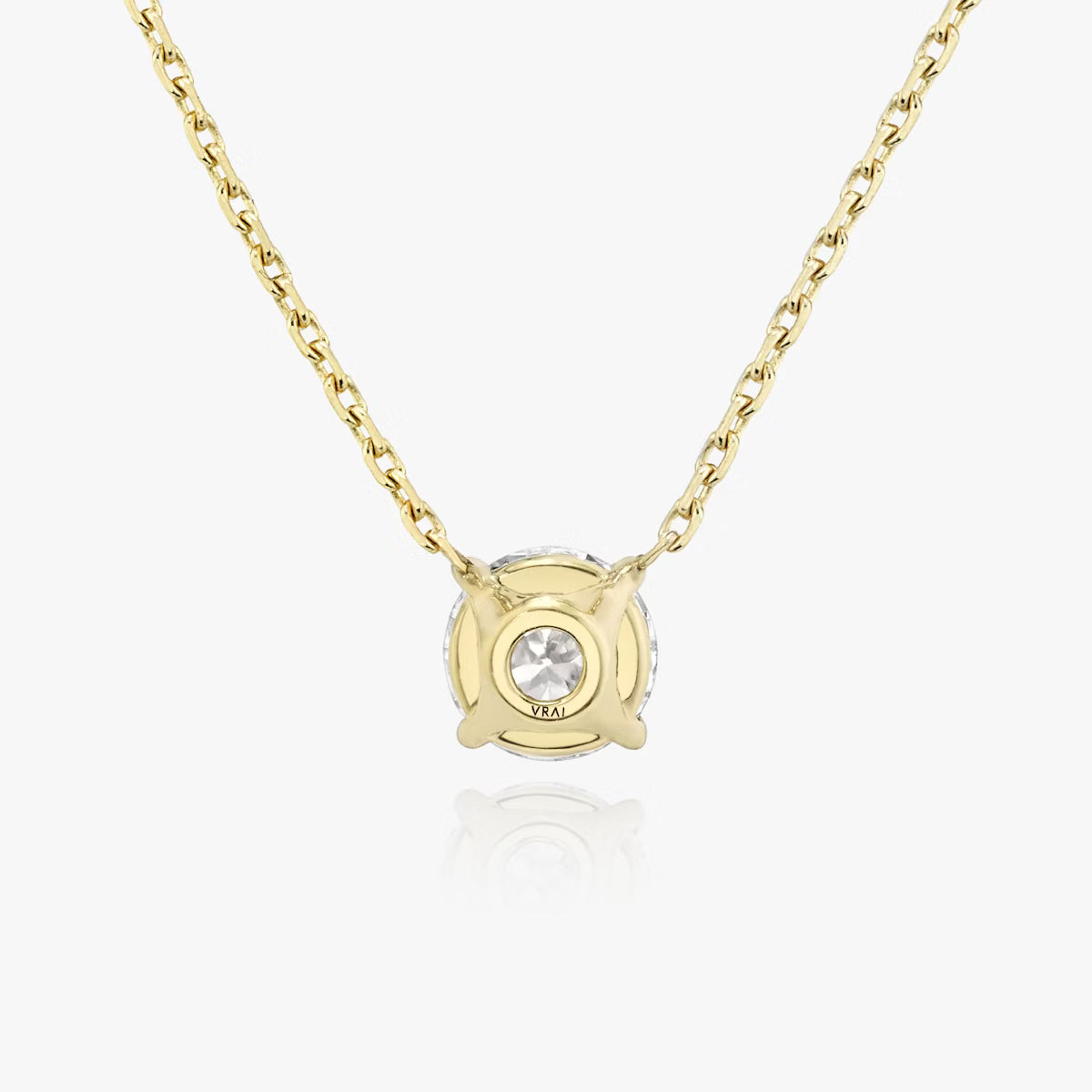 1 Carat Round Solitaire Necklace