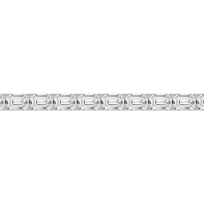 East West Emerald Tennis Bracelet