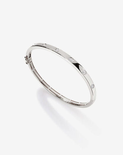 Inlay Diamond Bangle