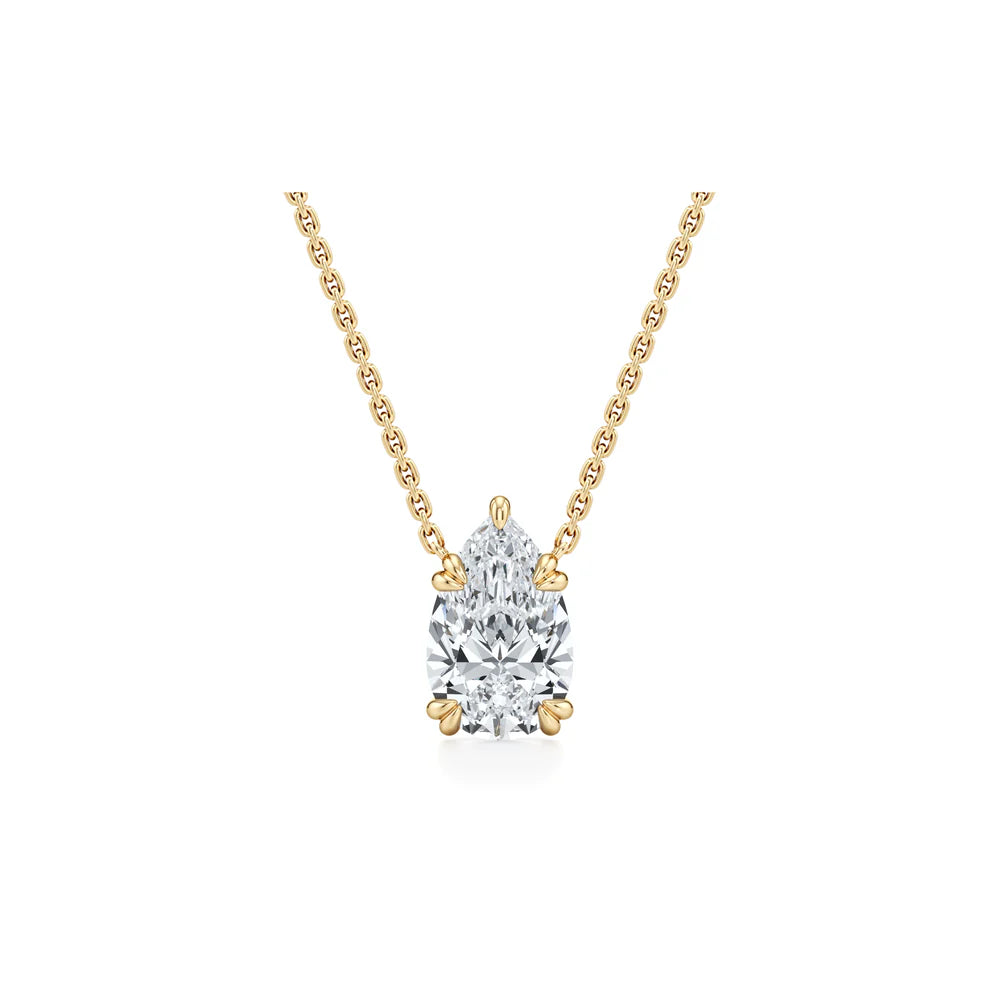 Elle Lab Diamond Pear Pendant