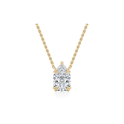 Elle Lab Diamond Pear Pendant