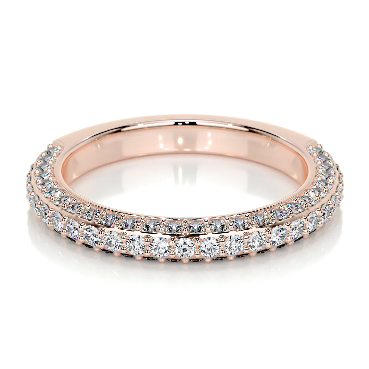 Anastasia Lab Grown Pave Diamond Wedding Ring