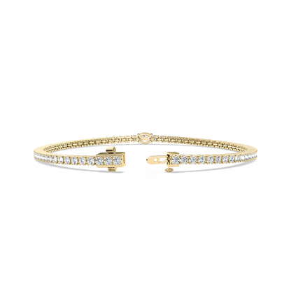 Oval Solitaire Tennis Bracelet