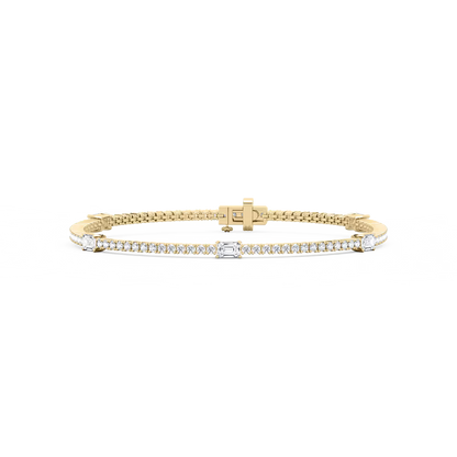 5 Station Tennis Bracelet