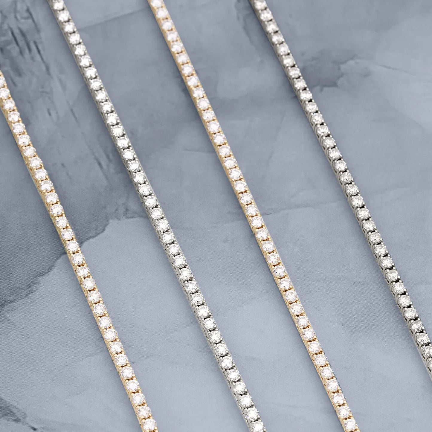 5.80 Carat Unflippable Tennis Necklace