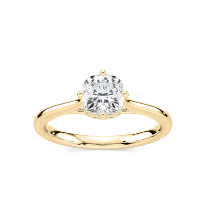 Ariel Hidden Halo Engagement Ring