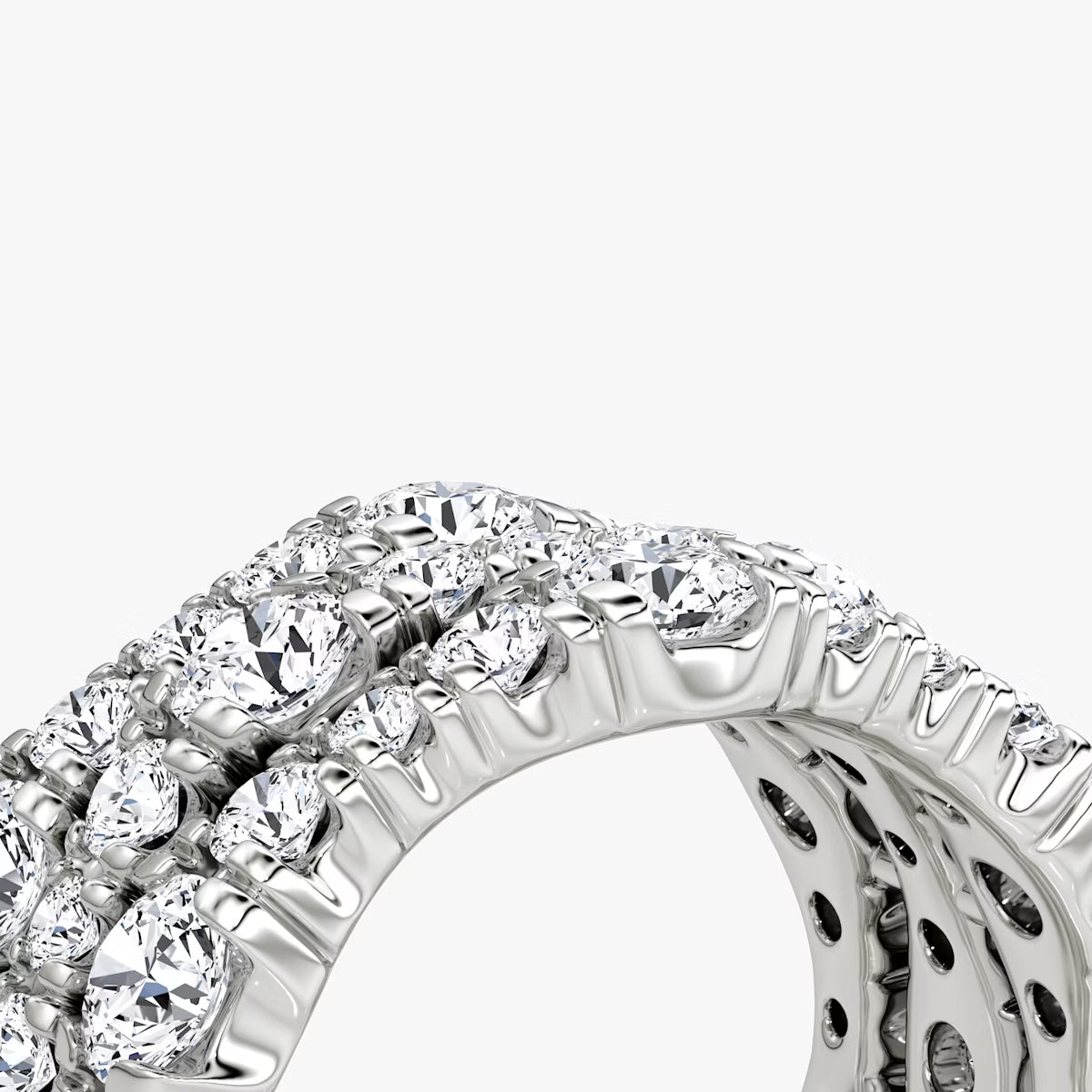 Multi Row Pavé Ring