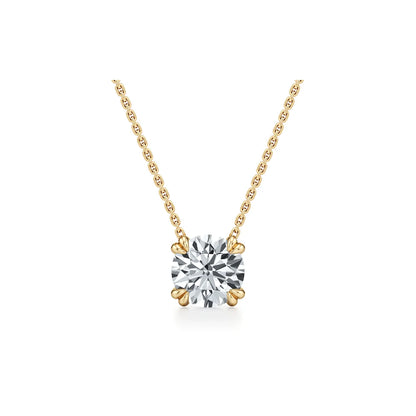 Elle Round Brilliant Pendant