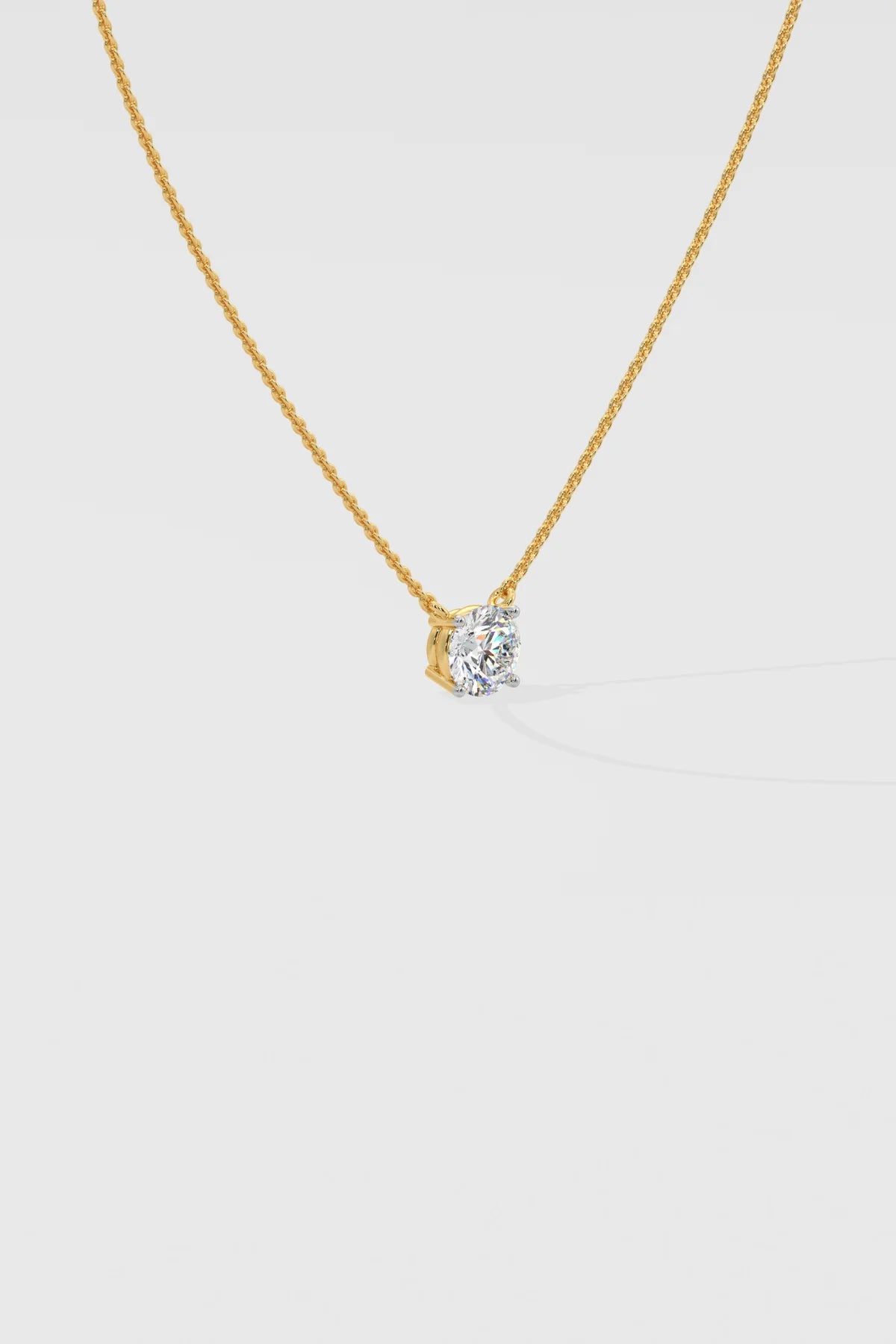 2 ct Solitaire Necklace