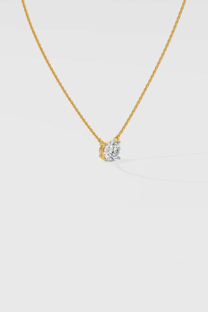 2 ct Solitaire Necklace