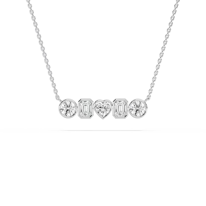 Bezel Mixed Shapes Pendant