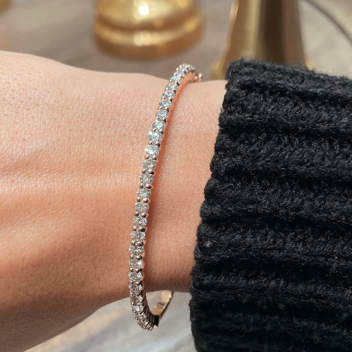 Karla Bangle Lab Grown Diamond Bracelet
