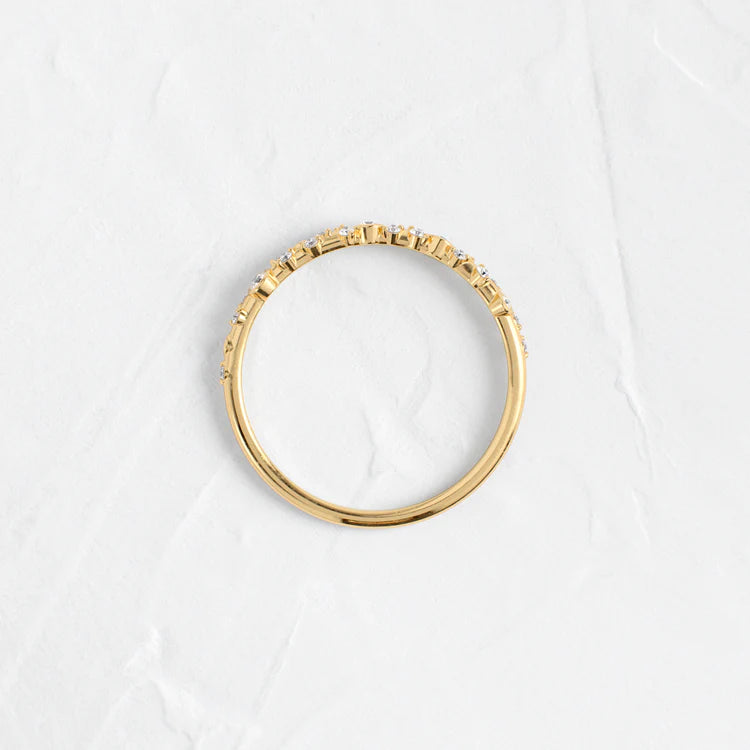 Sprinkle of Sugar Bezel Ring