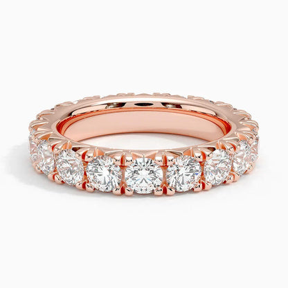 French Pavé Eternity Lab Diamond Ring (2 ct. tw.)