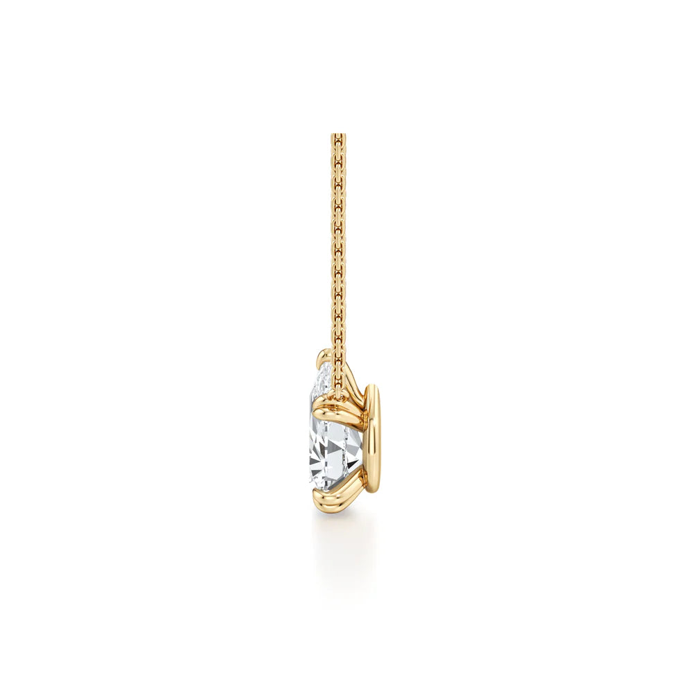 Elle Lab Diamond Pear Pendant