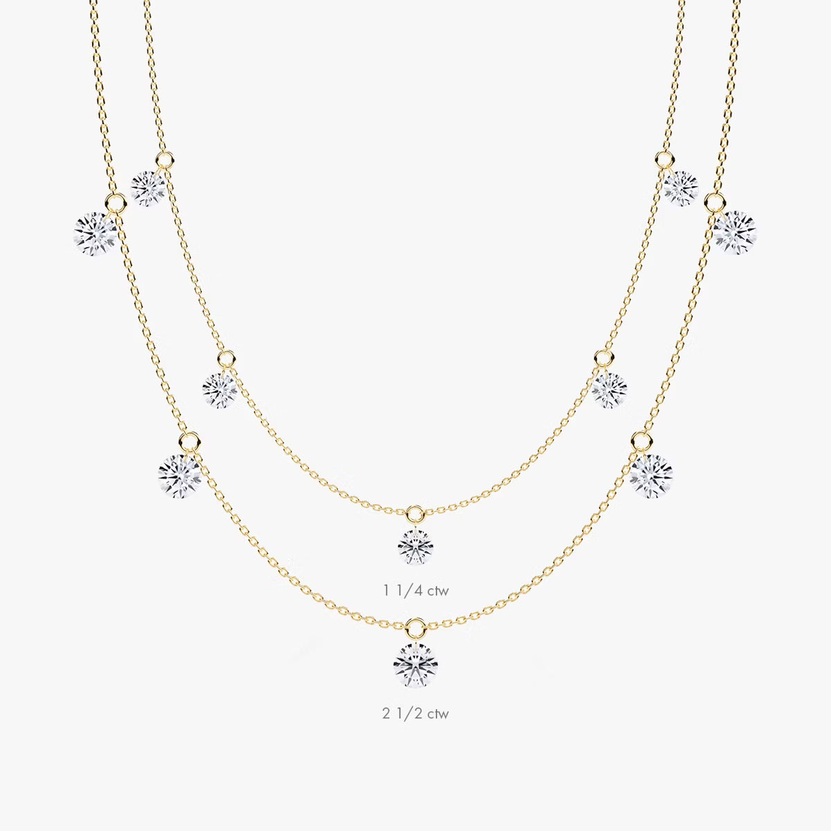 Floating Station Necklace