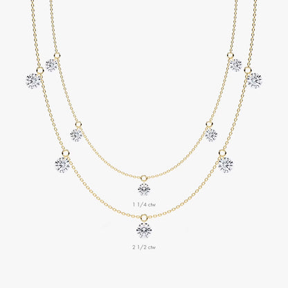 Floating Station Necklace
