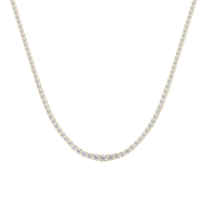 Riviera Round Diamond Tennis Necklace