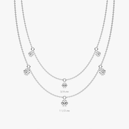 Floating Station Necklace