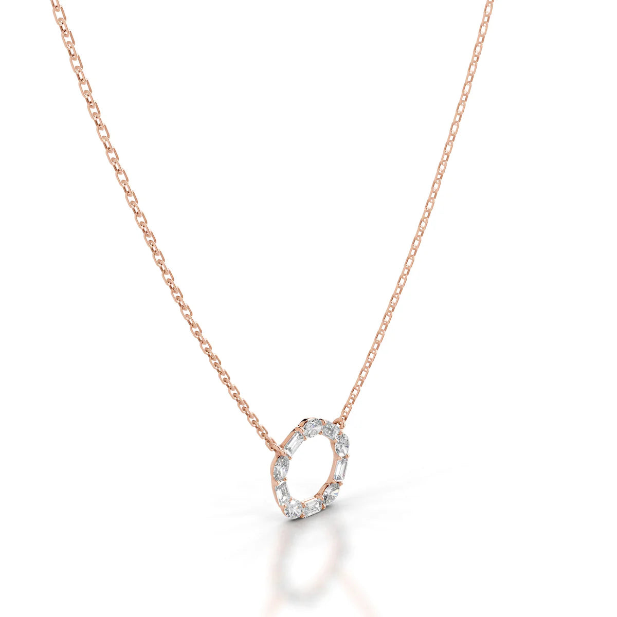 Lottie Lab Grown Diamond Hoop Pendant