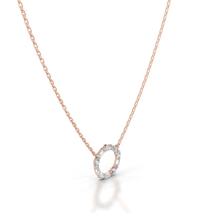 Lottie Lab Grown Diamond Hoop Pendant