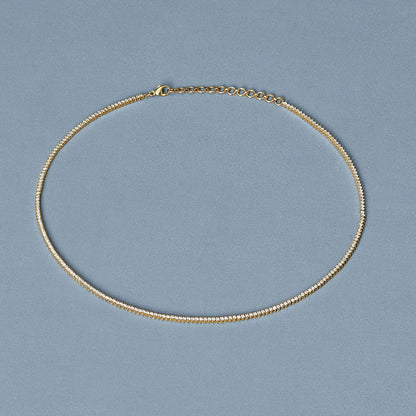 3.2 CTW LAB-Created Diamond Adjustable Tennis Choker