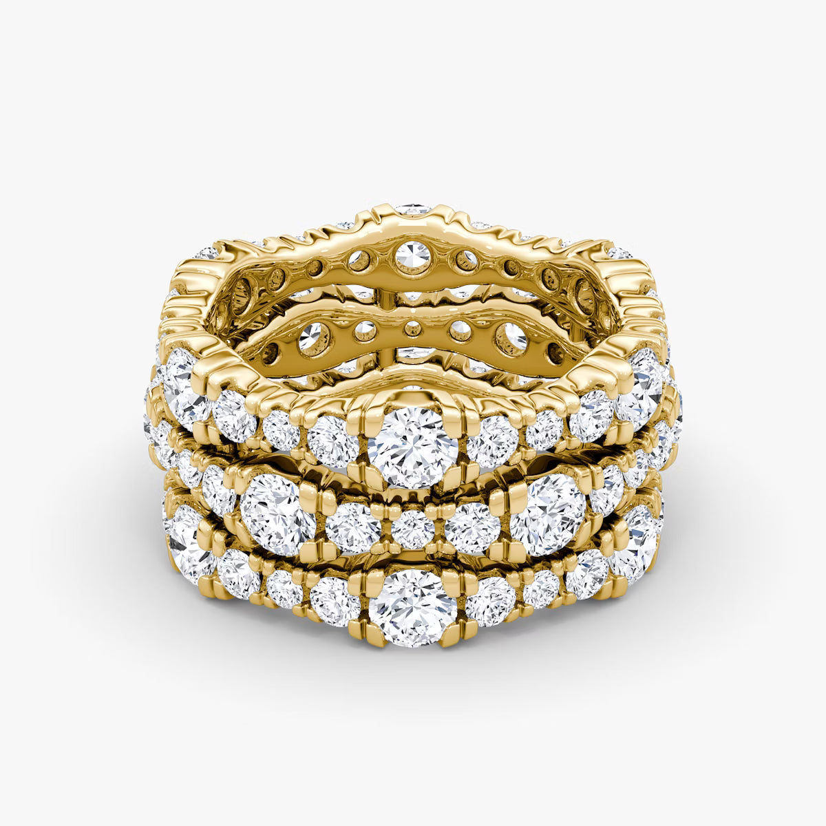 Multi Row Pavé Ring