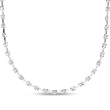 10 ct. tw. Round Dash Station Necklace